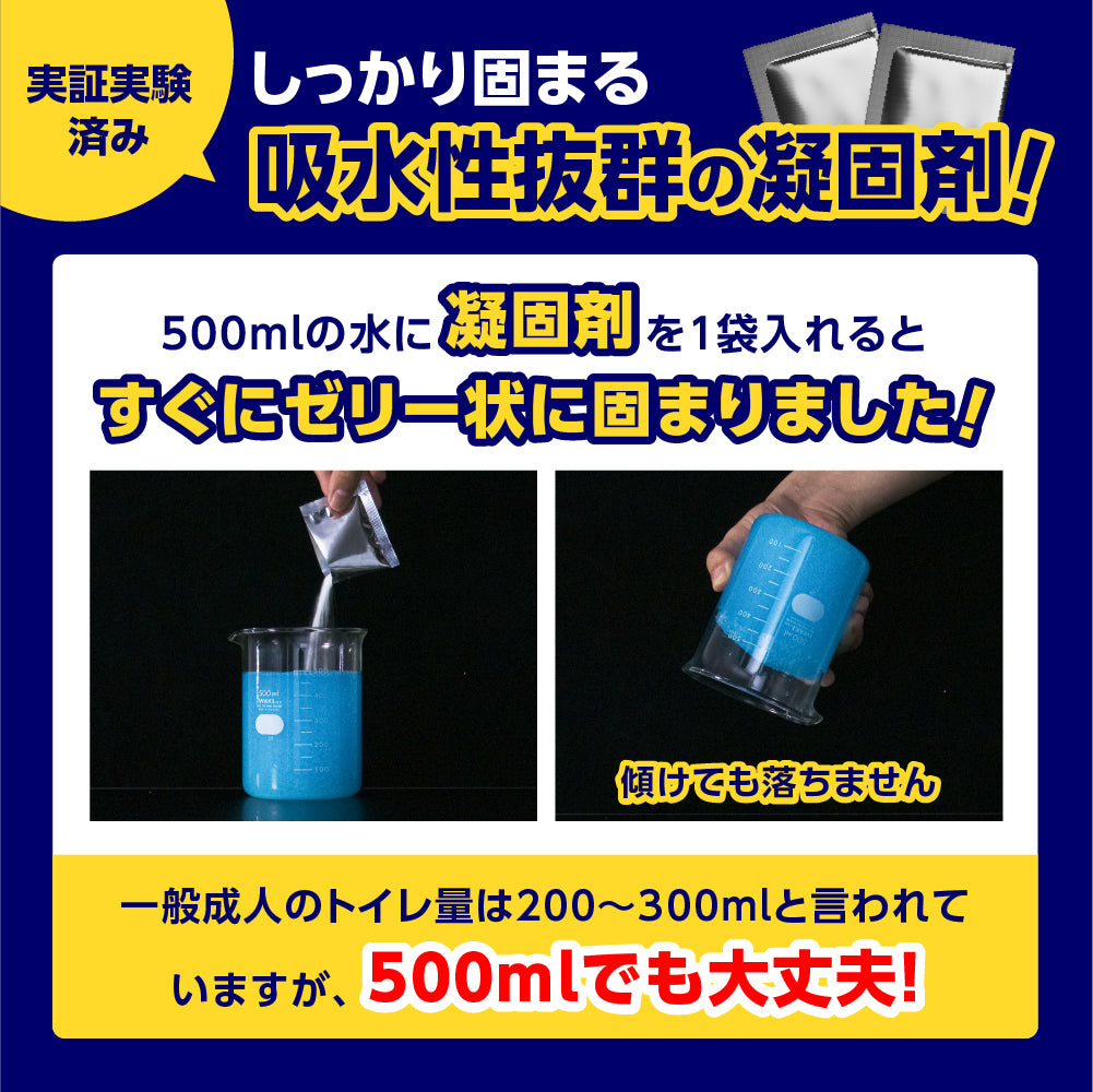 【ティーファイブ・防災士監修】Bunkerおたすけ簡易トイレ20回分